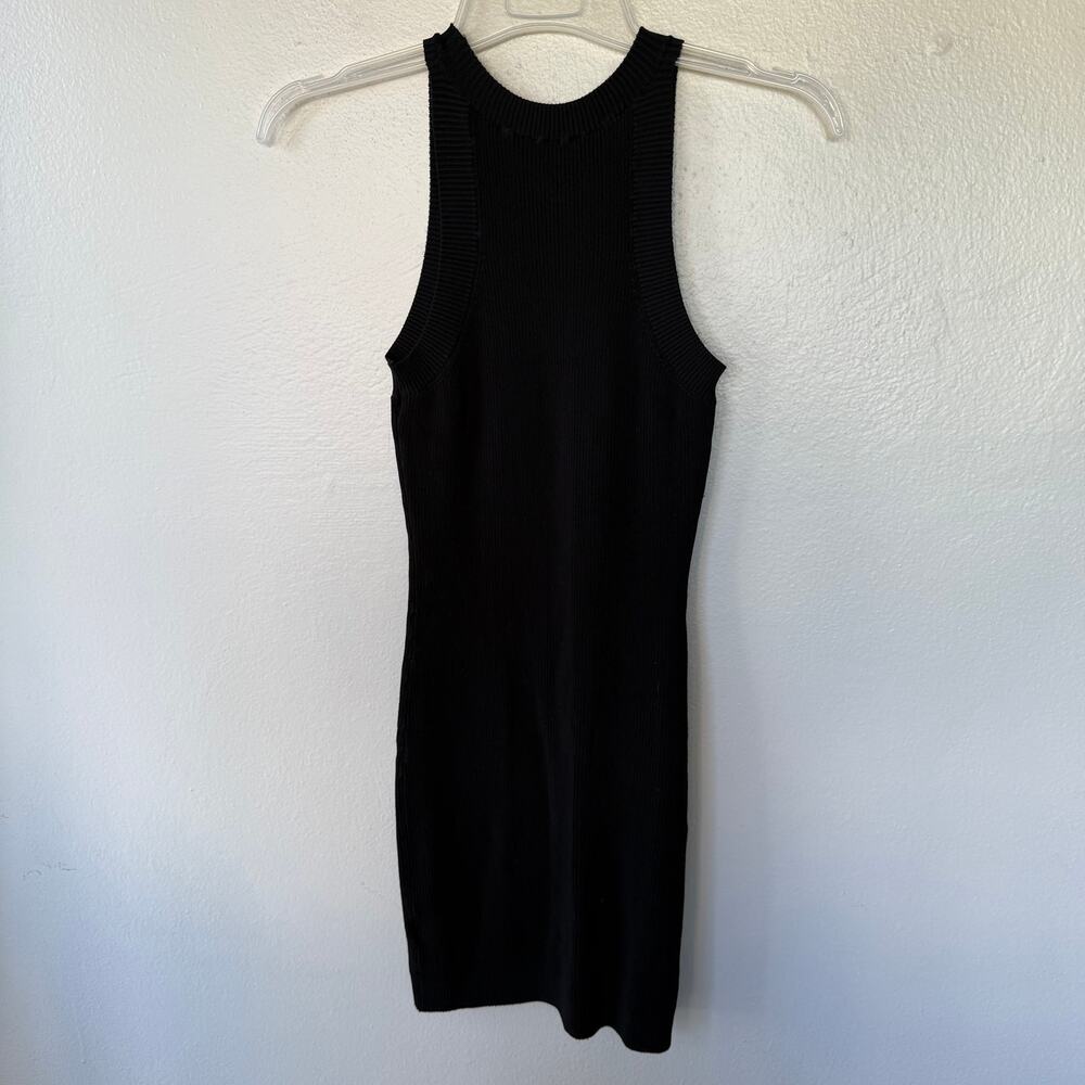 Bebe Black Ribbed Bodycon Size M - Picture 6 of 8